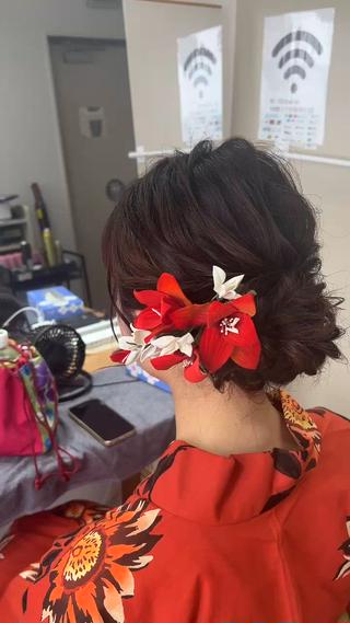 ロング ヘアアレンジ 山室 敬義のヘアスタイル