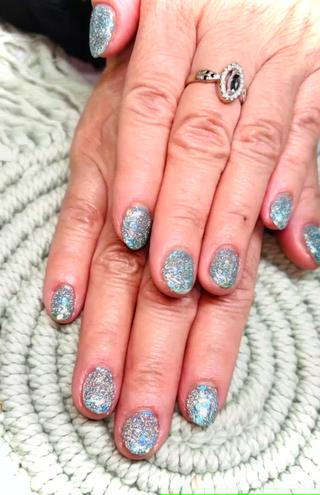 Blueのフラッシュネイル 