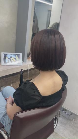 ショートボブ 