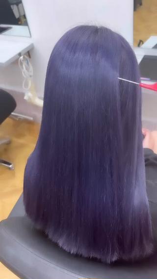 ロング 韓国風レイヤーカット 💕髪質改善💫拓海のヘアスタイル