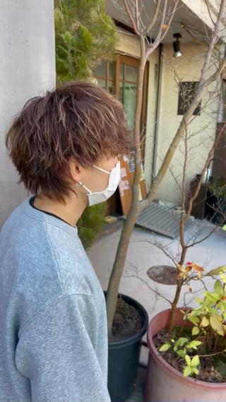 メンズカット︎ツイストスパイラル×ハイライト 