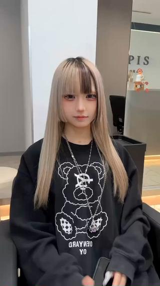 ロング カラー ヘアアレンジ エクステの神様 ▫️原島ユウヤ▫️のヘアスタイル