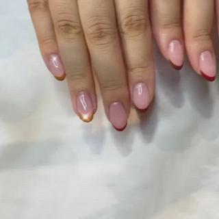 細フレンチ
秋色５色で 