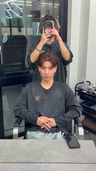 ミディアム パーマ メンズ メンズ特化美容師/ 四辻 凱斗のヘアスタイル