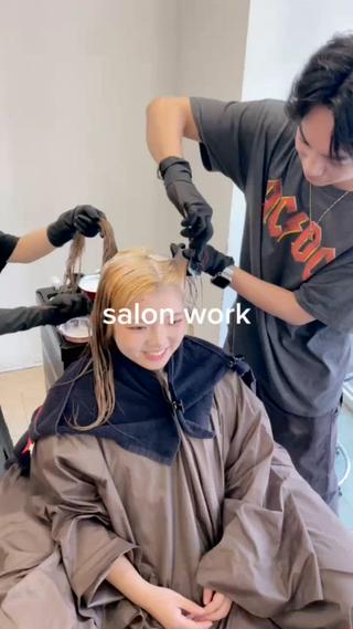 可愛いほんのりベージュにしました！！
お任せください！ 