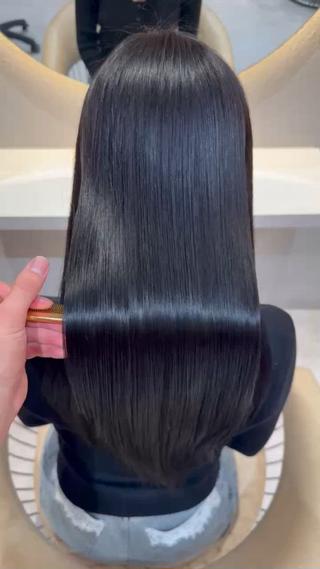 ロング 縮毛矯正/透明感/ 松葉 晃明のヘアスタイル