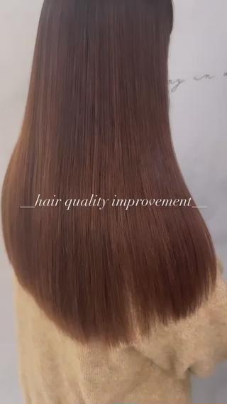 セミロング 髪質改善lab.em.梅田店所属・髪質改善 伊藤のヘアスタイル