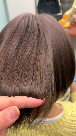 ブリーチリタッチWカラーモデル様
ブリーチ2回経歴有 