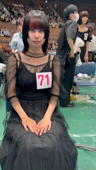 学生時代のsassoonコンテスト決勝戦のモデルさんです！
 