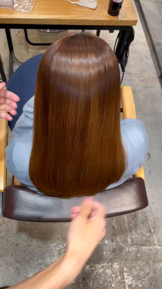 セミロング HANARE by youres hair 神楽坂所属・神楽坂/縮毛矯正/ 髪質改善/香村優弥のヘアスタイル