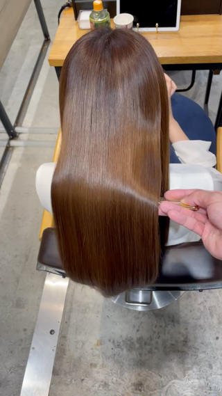 セミロング HANARE by youres hair 神楽坂所属・神楽坂/縮毛矯正/ 髪質改善/香村優弥のヘアスタイル