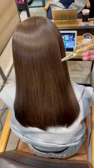 セミロング HANARE by youres hair 神楽坂所属・神楽坂/縮毛矯正/ 髪質改善/香村優弥のヘアスタイル