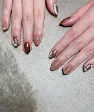 ＃大人ニュアンス　
＃ブラウンネイル 