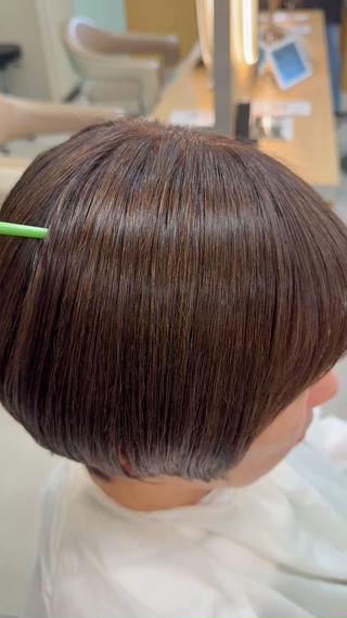 ショート
髪質改善ストレート


#ショートカット#髪質改善ストレート 