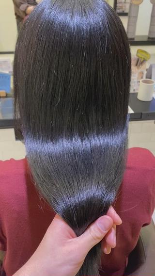 髪質改善ストレート 