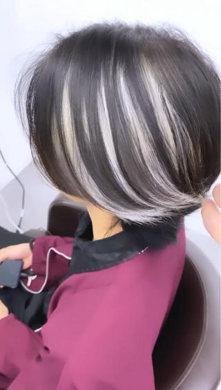 ミディアム カラー メンズ ハイトーン特化🌟 カワシマシュンスケのヘアスタイル