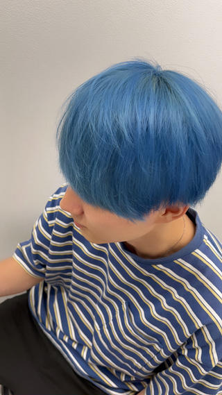 ショート カラー メンズ ハイトーン特化🌟 カワシマシュンスケのヘアスタイル