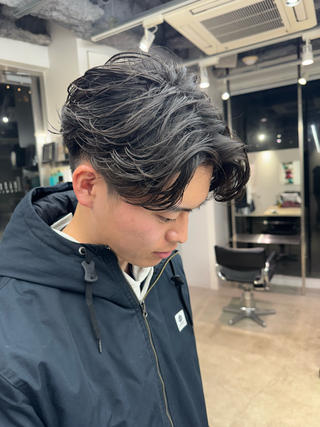 パーマ メンズ fifth天神/末廣 和也のヘアスタイル