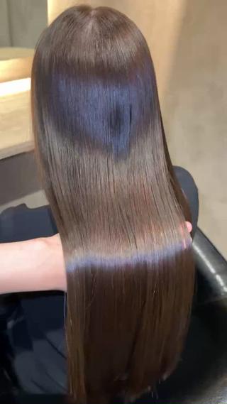 透明感カラー×艶髪トリートメント 