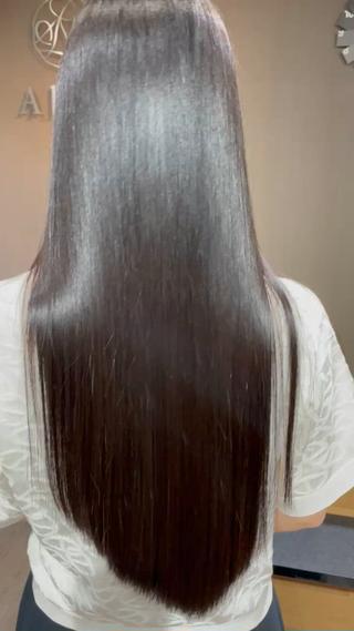 髪質改善ストレート 