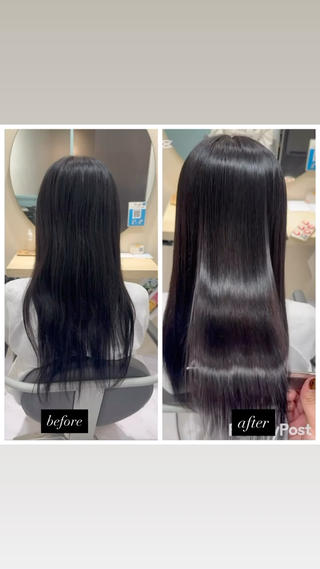 カットなし☆ドライのみ仕上げ☆

実はブリーチ歴　3ヶ月前にブルーブラック歴！

カウンセリングにて履歴を見極めます＾＾ 