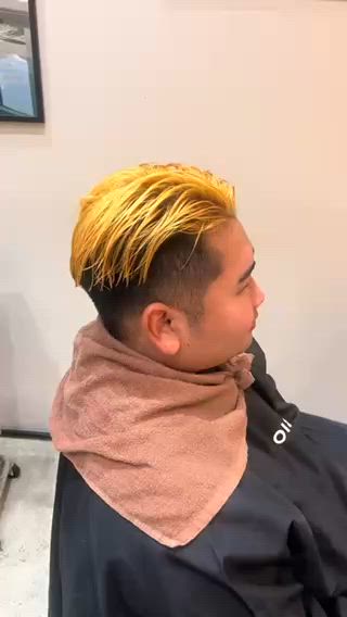 カラー メンズ すどう あしゅりのヘアスタイル
