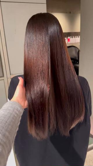 縮毛は柔らかい質感が大事です