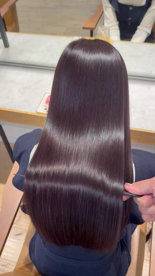 ロング カラー 吉田 裕太朗のヘアスタイル