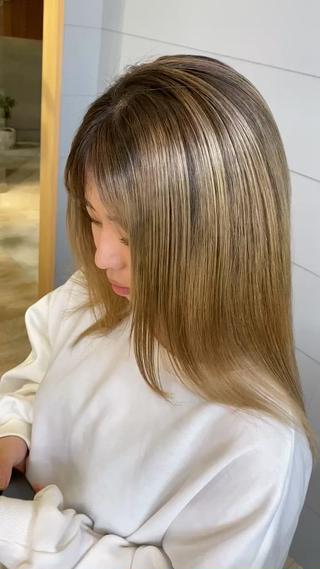 ミディアム 高難易度縮毛矯正　春日井　Soea(ソイア)所属・多久間 喬介のヘアスタイル