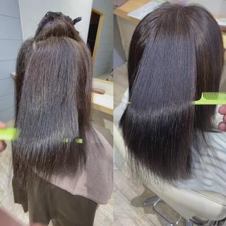 高難易度縮毛矯正　春日井　Soea(ソイア)所属・多久間 喬介のヘアスタイル