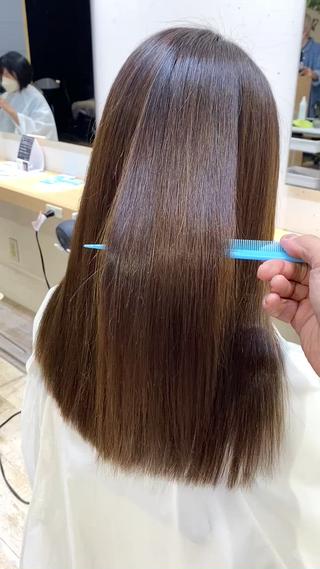 高難易度縮毛矯正　春日井　Soea(ソイア)所属・多久間 喬介のヘアスタイル