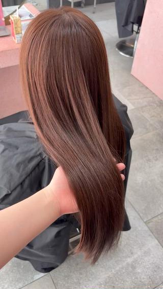 ロング 鈴木瑛里/ブロンド ベージュ/男女のヘアスタイル