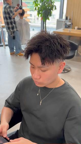 パーマ メンズ 新世代パーマ⚡️ の達人トモ⚡️のヘアスタイル