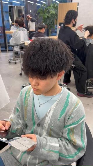 パーマ メンズ 新世代パーマ⚡️ の達人トモ⚡️のヘアスタイル