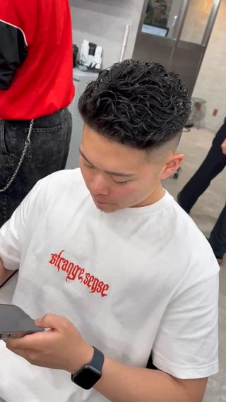 パーマ メンズ 新世代パーマ⚡️ の達人トモ⚡️のヘアスタイル