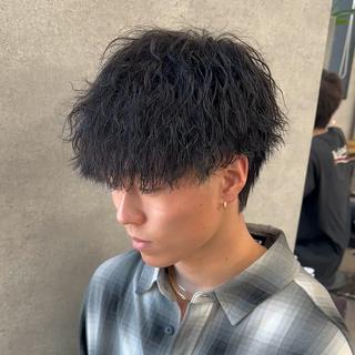 パーマ メンズ 新世代パーマ⚡️ の達人トモ⚡️のヘアスタイル