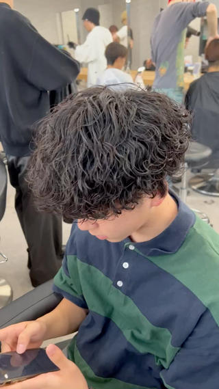 パーマ メンズ 新世代パーマ⚡️ の達人トモ⚡️のヘアスタイル