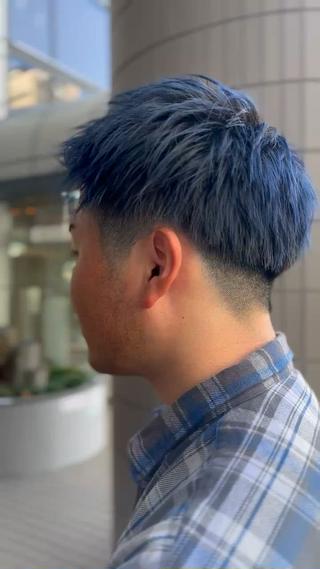 カラー メンズ MODEK's阿倍野 HONOKAのヘアスタイル