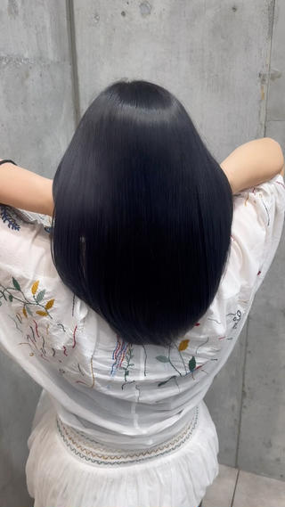 セミロング カラー ヘアアレンジ ANBRERA　中目黒所属・mina matsubaraのヘアスタイル