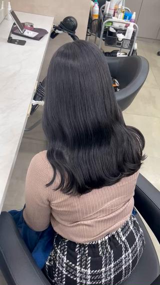 カラー 透明感ベージュ🤎 ナチュラルレイヤーのヘアスタイル