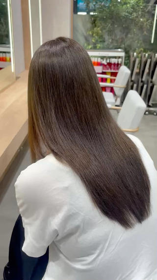 ロング 美髪縮毛矯正/ ケアカラー🍓KAEのヘアスタイル