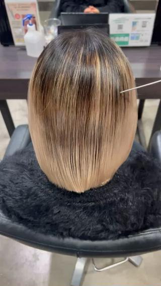 ミディアム 服部 楓のヘアスタイル