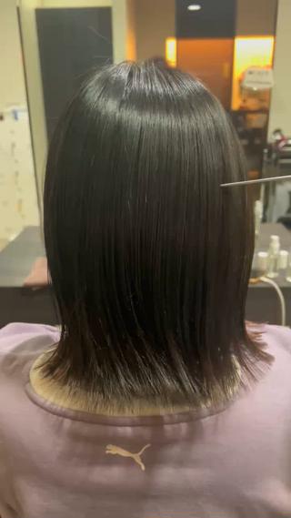 ミディアム 服部 楓のヘアスタイル