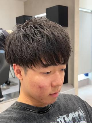 ショート メンズ 淺野 夕都のヘアスタイル