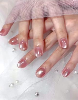 pink magnet.

#ワンカラー#マグネットネイル#うるちゅるネイル#ちゅるんネイル#韓国ネイル#韓国風ネイル#ピンクネイル#オフ#オフ込み#オフあり 