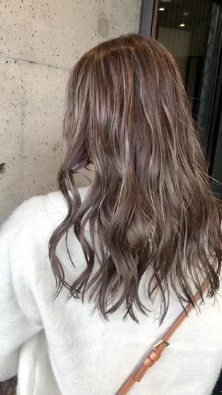 #ハイライト#バレイヤージュ#カラー 