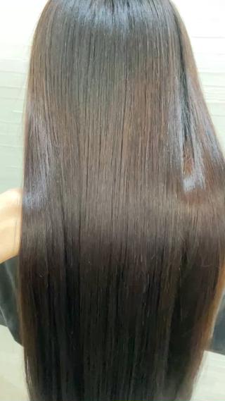 ロング パーマ 【縮毛矯正&カラー】 RAN.のヘアスタイル