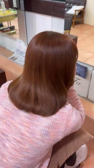 カラー 🎀艶カラー/ヘアメ しおり🎀のヘアスタイル