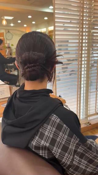 セミロング ヘアアレンジ bright所属・miku ヘアセット/着付けのヘアスタイル