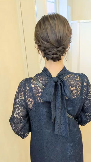 ショート ヘアアレンジ bright所属・miku ヘアセット/着付けのヘアスタイル